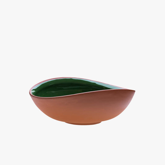 Bowl 2.0L curved moss green · Earth