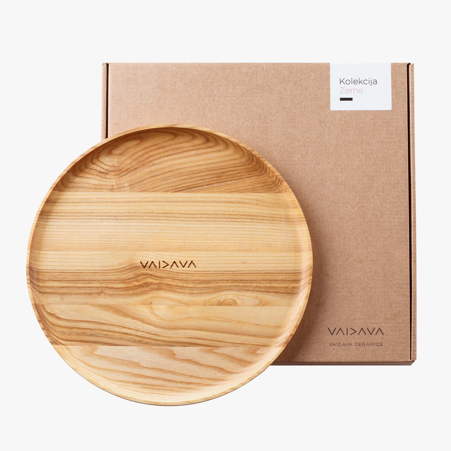 Ash wood platter · Earth